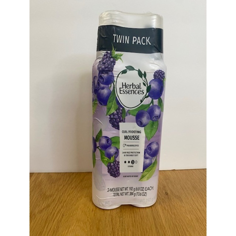 Herbal Essences Curl Boosting Mousse Unisex 6.8oz 2pk Purple New Strong Hold 3